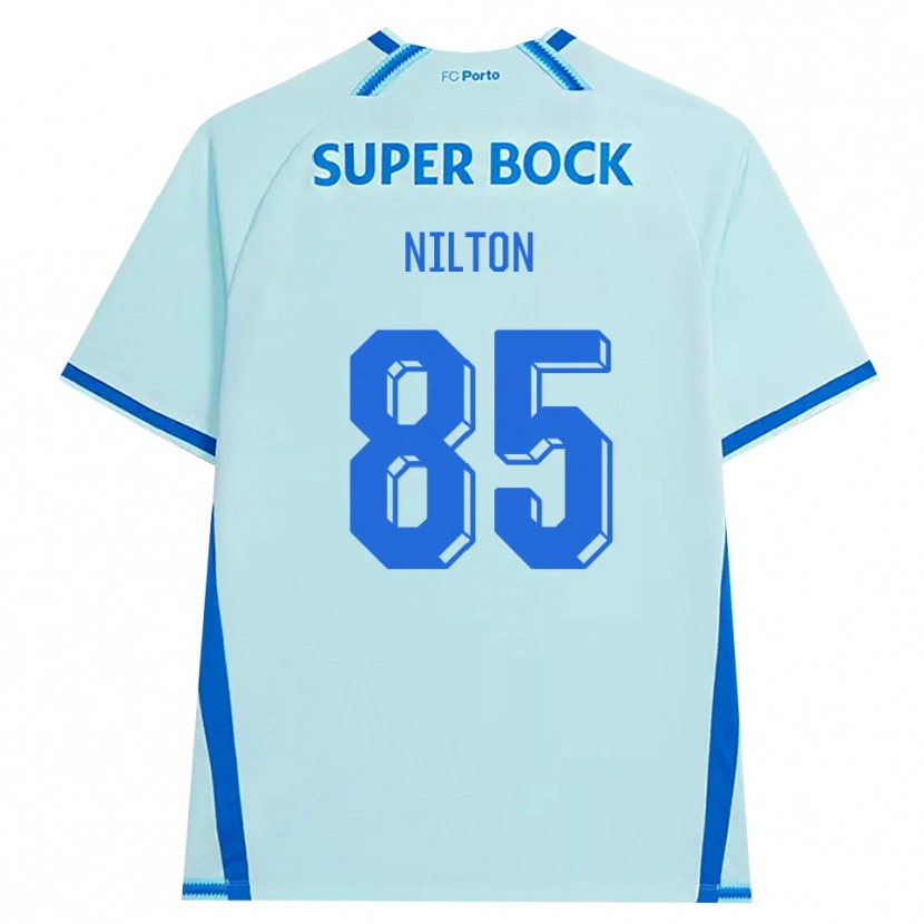 Danxen Criança Camisola Nilton #85 Lightcyan Azul Terceiro 2026/27 Camisa