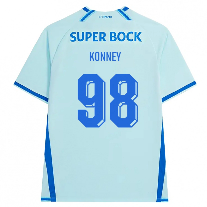 Danxen Criança Camisola Dennis Konney #98 Lightcyan Azul Terceiro 2026/27 Camisa