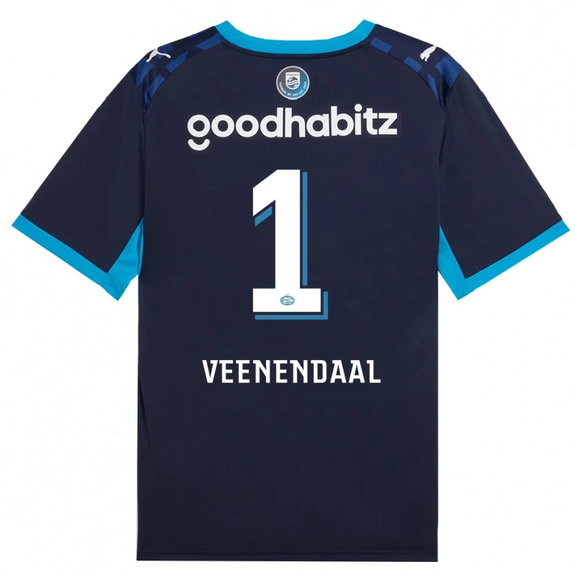 Danxen Criança Camisola Sari Van Veenendaal #1 Dodgerblue Royalblue Terceiro 2026/27 Camisa