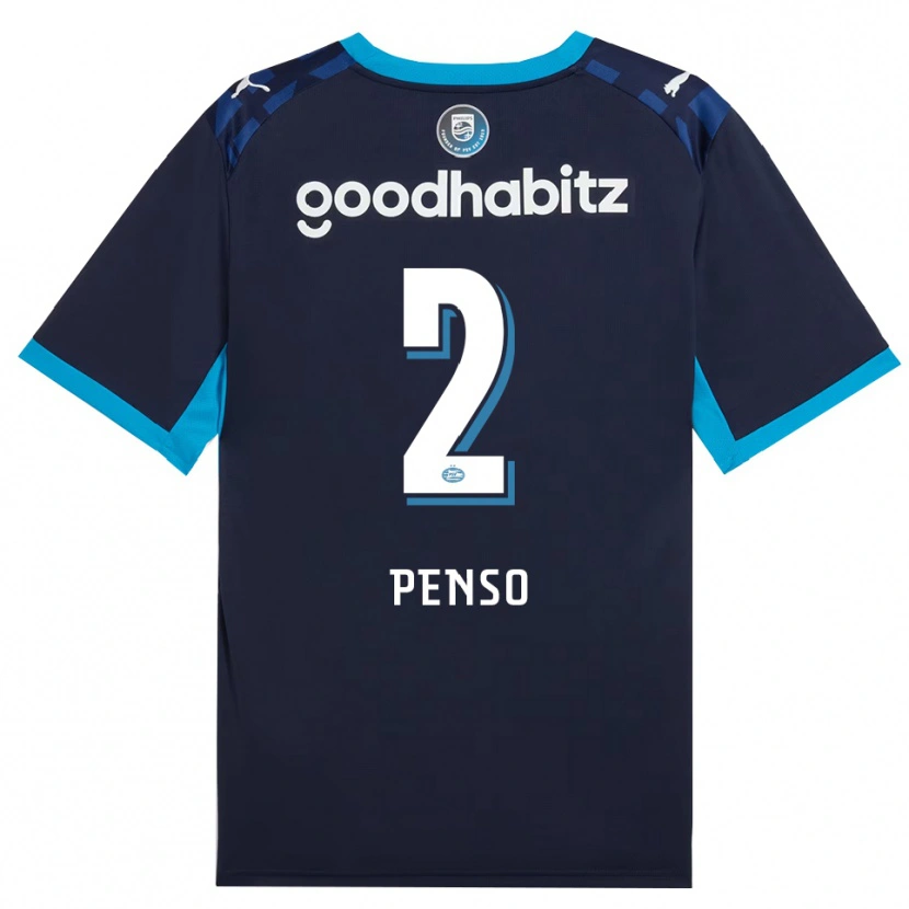 Danxen Criança Camisola Kyano Penso #2 Dodgerblue Royalblue Terceiro 2026/27 Camisa