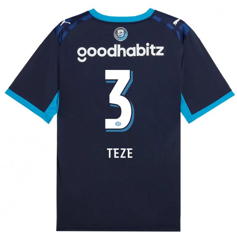 Danxen Criança Camisola Jordan Teze #3 Dodgerblue Royalblue Terceiro 2026/27 Camisa