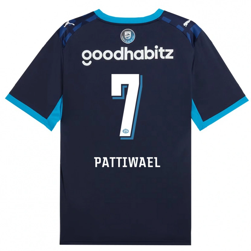 Danxen Criança Camisola Naomi Pattiwael #7 Dodgerblue Royalblue Terceiro 2026/27 Camisa