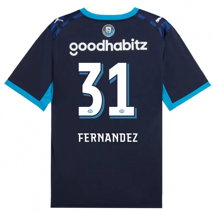 Danxen Criança Camisola Noah Fernandez #31 Dodgerblue Royalblue Terceiro 2026/27 Camisa