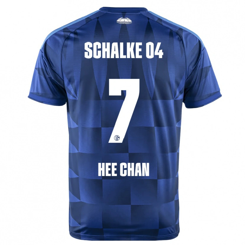 Danxen Criança Camisola Hee-Chan Hwang #7 Azul Escuro Amarelo Branco Principal 2026/27 Camisa