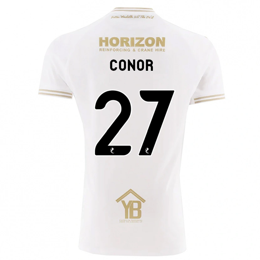 Danxen Criança Camisola Conor Mcleod #27 Trigo Branco Alternativa 2026/27 Camisa