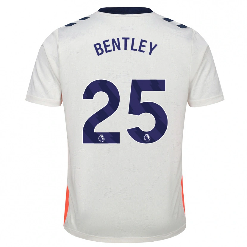 Danxen Criança Camisola Daniel Bentley #25 Branco Laranja Azul Real Alternativa 2026/27 Camisa