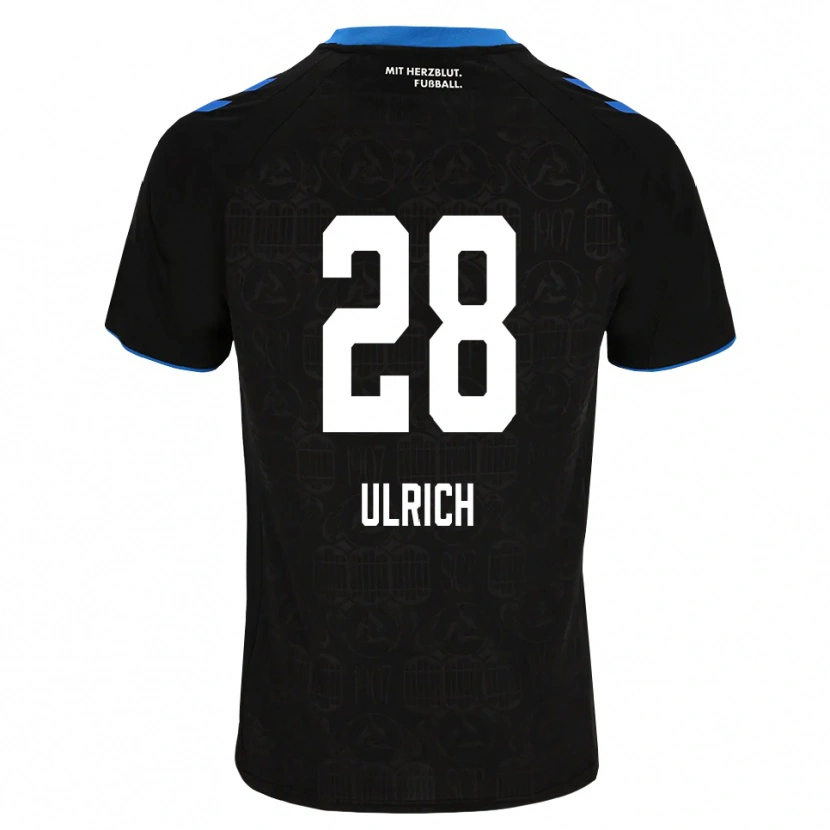 Danxen Criança Camisola Laurin Ulrich #28 Preto Branco Vermelho Principal 2026/27 Camisa