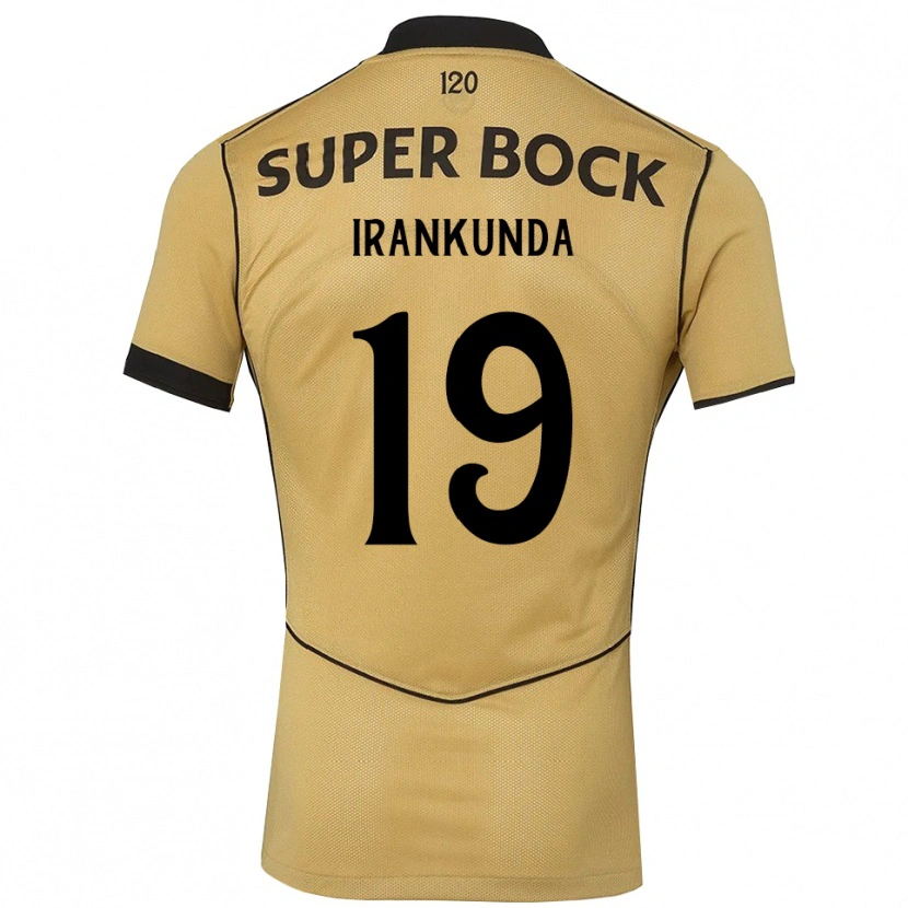 Danxen Criança Camisola Nestory Irankunda #19 Goldenrod Preto Alternativa 2026/27 Camisa