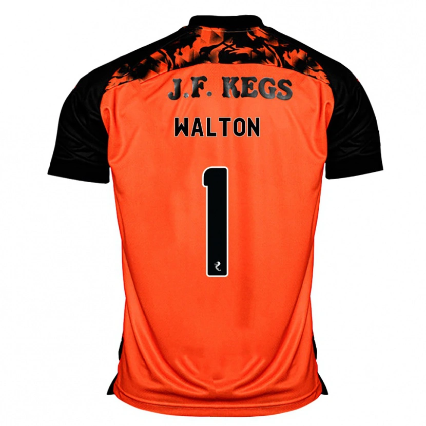 Danxen Homem Camisola Jack Walton #1 Laranja Preto Branco Principal 2026/27 Camisa