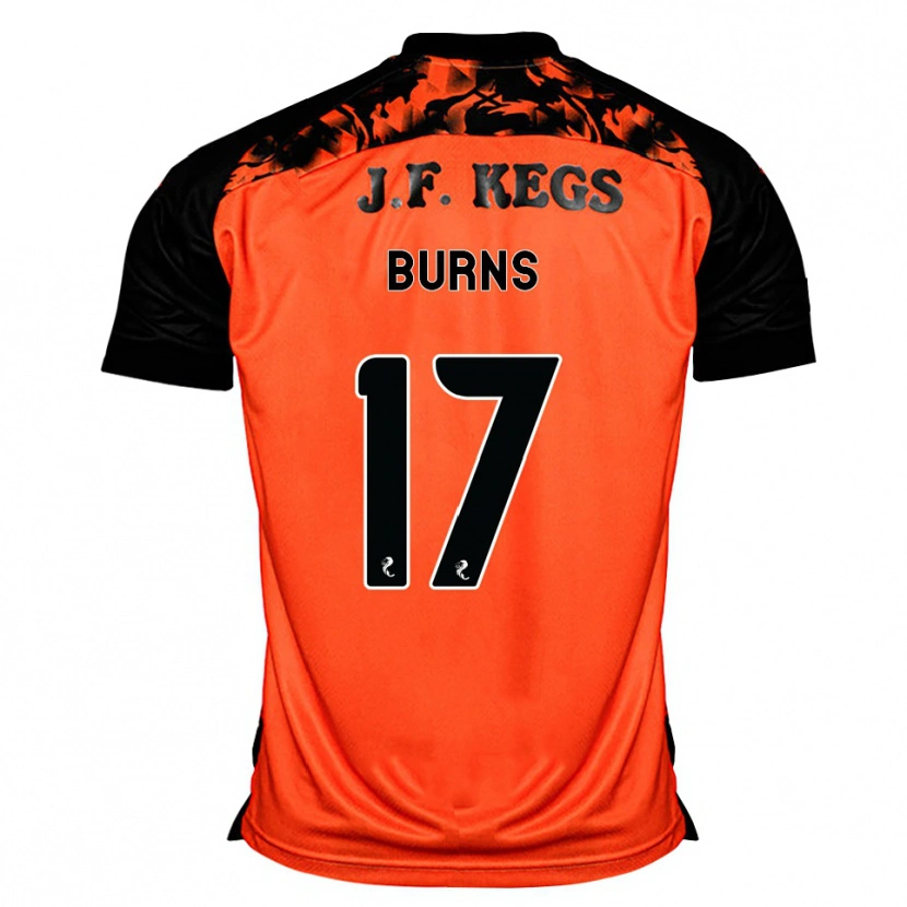 Danxen Homem Camisola Megan Burns #17 Laranja Preto Branco Principal 2026/27 Camisa