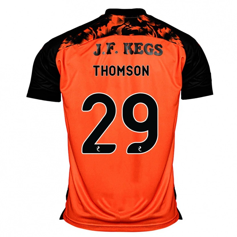 Danxen Homem Camisola Miller Thomson #29 Laranja Preto Branco Principal 2026/27 Camisa