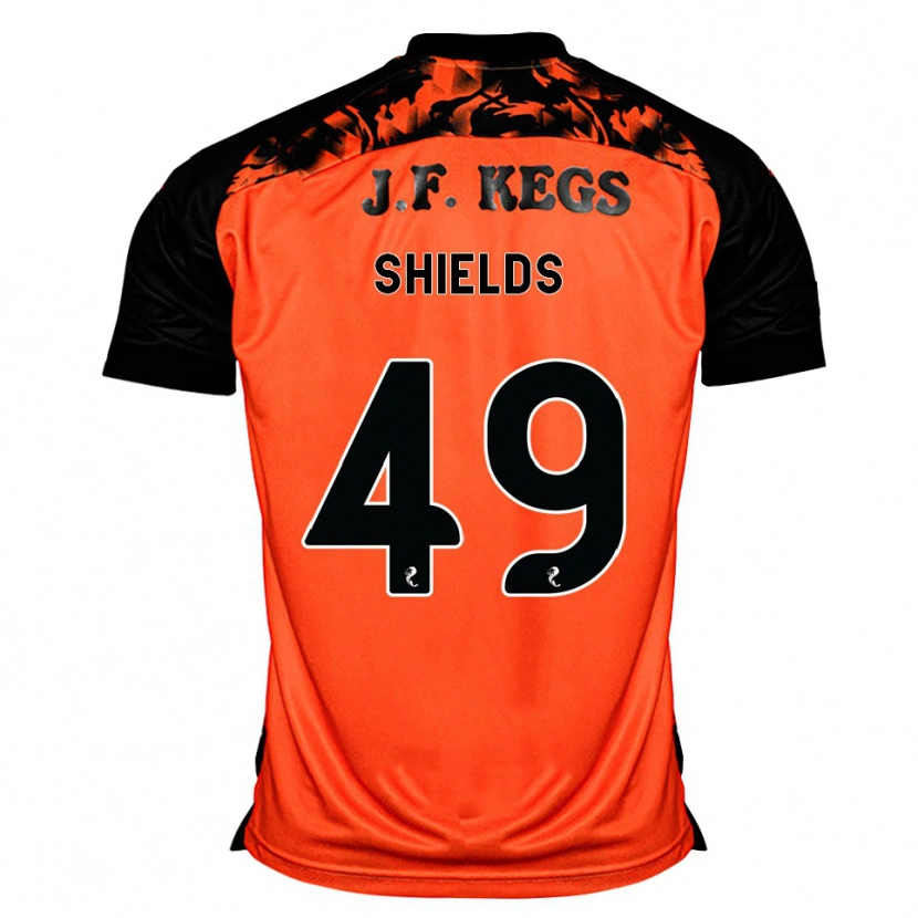 Danxen Homem Camisola Conal Shields #49 Laranja Preto Branco Principal 2026/27 Camisa