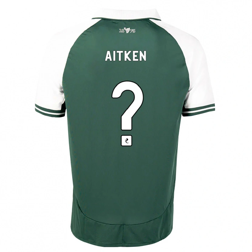 Danxen Homem Camisola Conor Aitken #0 Verde Mar Branco Principal 2026/27 Camisa
