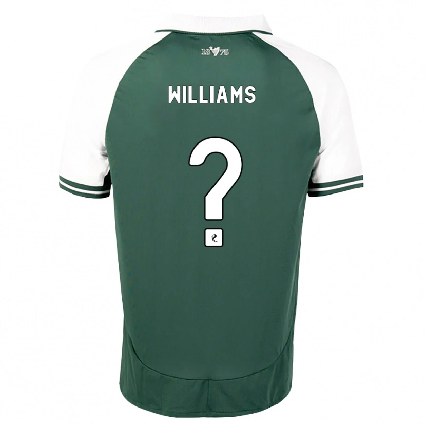 Danxen Homem Camisola Leyton Williams #0 Verde Mar Branco Principal 2026/27 Camisa
