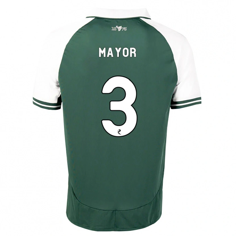 Danxen Homem Camisola Adam Mayor #3 Verde Mar Branco Principal 2026/27 Camisa