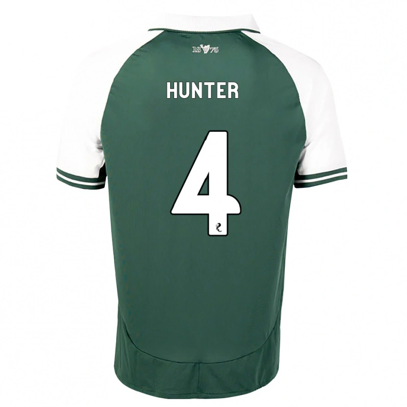 Danxen Homem Camisola Siobhan Hunter #4 Verde Mar Branco Principal 2026/27 Camisa