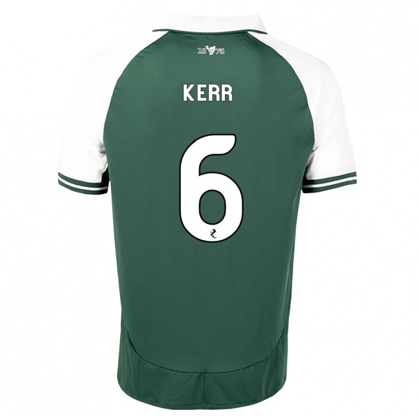 Danxen Homem Camisola Jason Kerr #6 Verde Mar Branco Principal 2026/27 Camisa