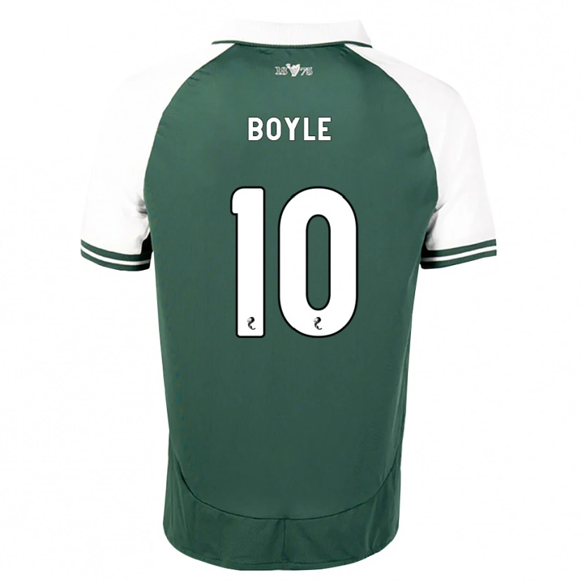 Danxen Homem Camisola Martin Boyle #10 Verde Mar Branco Principal 2026/27 Camisa
