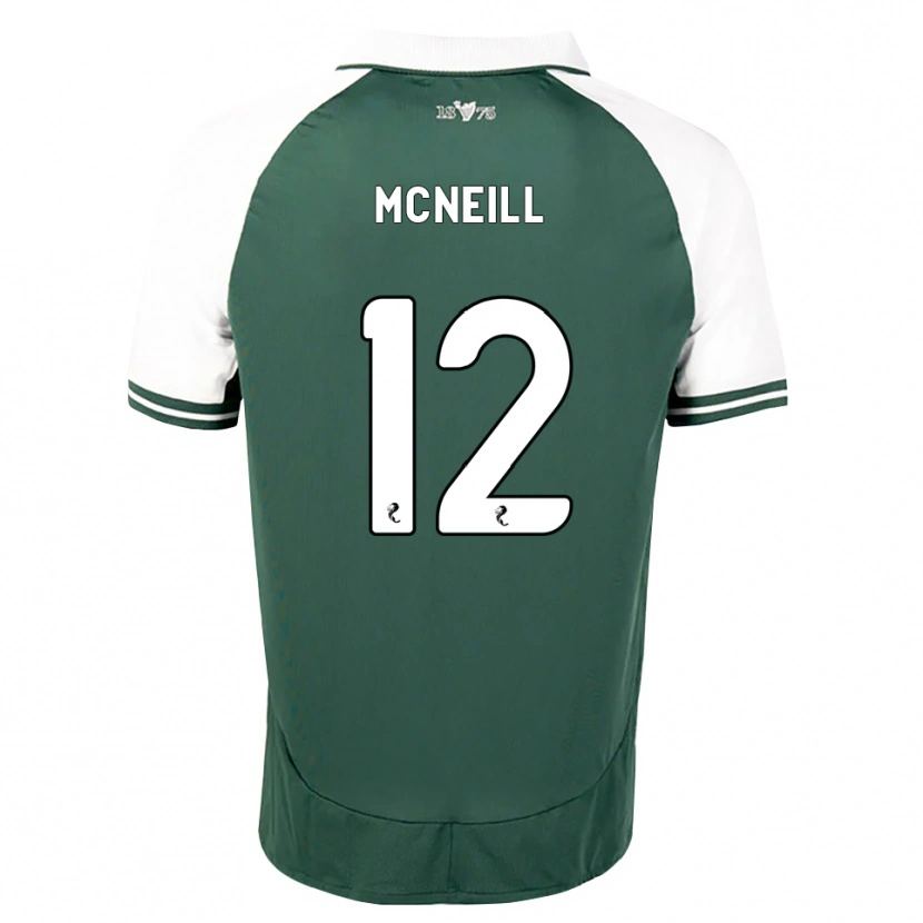 Danxen Homem Camisola Lewis Mcneill #12 Verde Mar Branco Principal 2026/27 Camisa