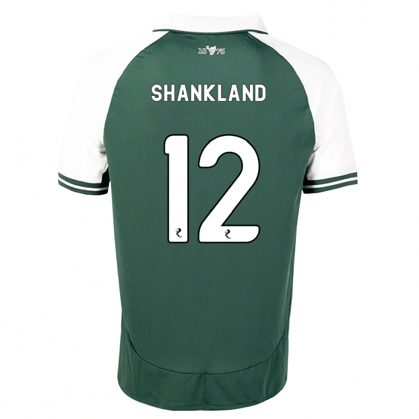 Danxen Homem Camisola Cole Shankland #12 Verde Mar Branco Principal 2026/27 Camisa