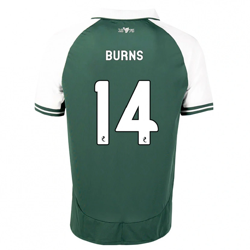 Danxen Homem Camisola Alisdair Burns #14 Verde Mar Branco Principal 2026/27 Camisa