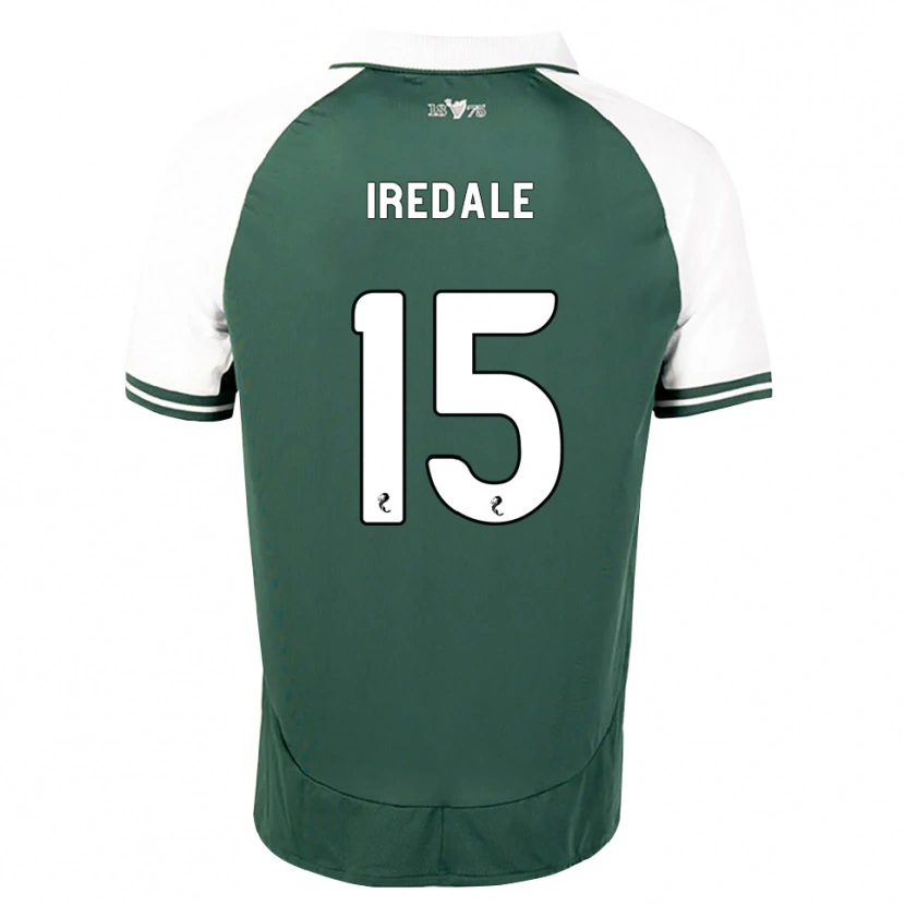 Danxen Homem Camisola Jack Iredale #15 Verde Mar Branco Principal 2026/27 Camisa
