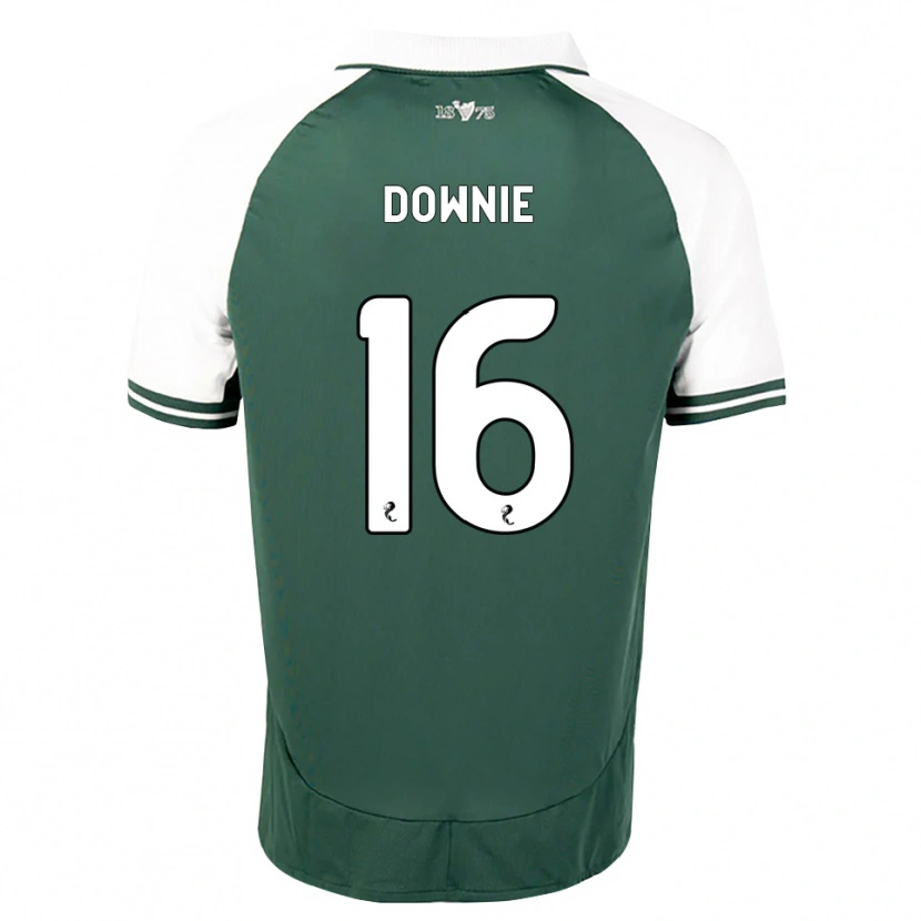 Danxen Homem Camisola Reiss Downie #16 Verde Mar Branco Principal 2026/27 Camisa