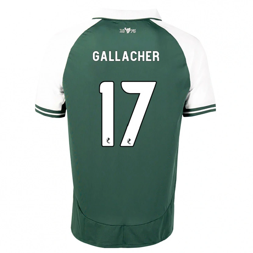 Danxen Homem Camisola Jay Gallacher #17 Verde Mar Branco Principal 2026/27 Camisa