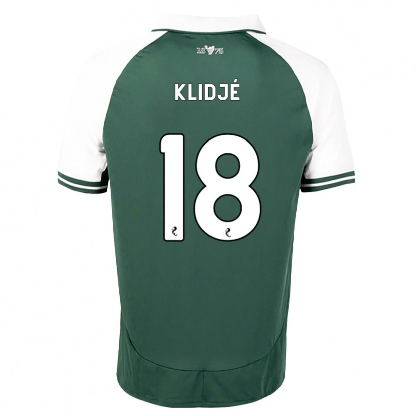 Danxen Homem Camisola Thibault Klidjé #18 Verde Mar Branco Principal 2026/27 Camisa