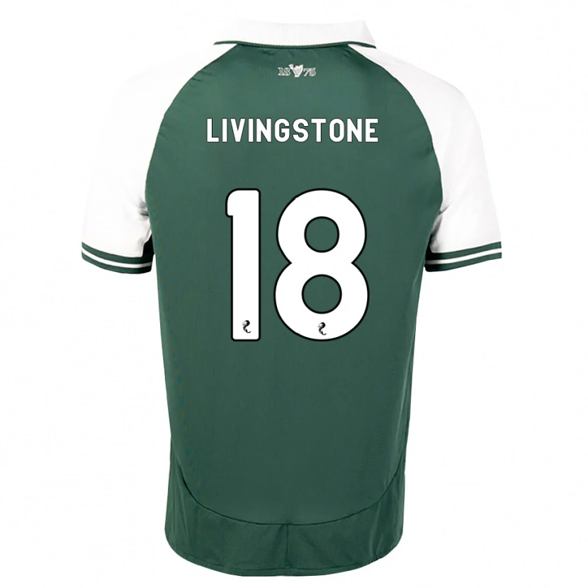 Danxen Homem Camisola Rosie Livingstone #18 Verde Mar Branco Principal 2026/27 Camisa