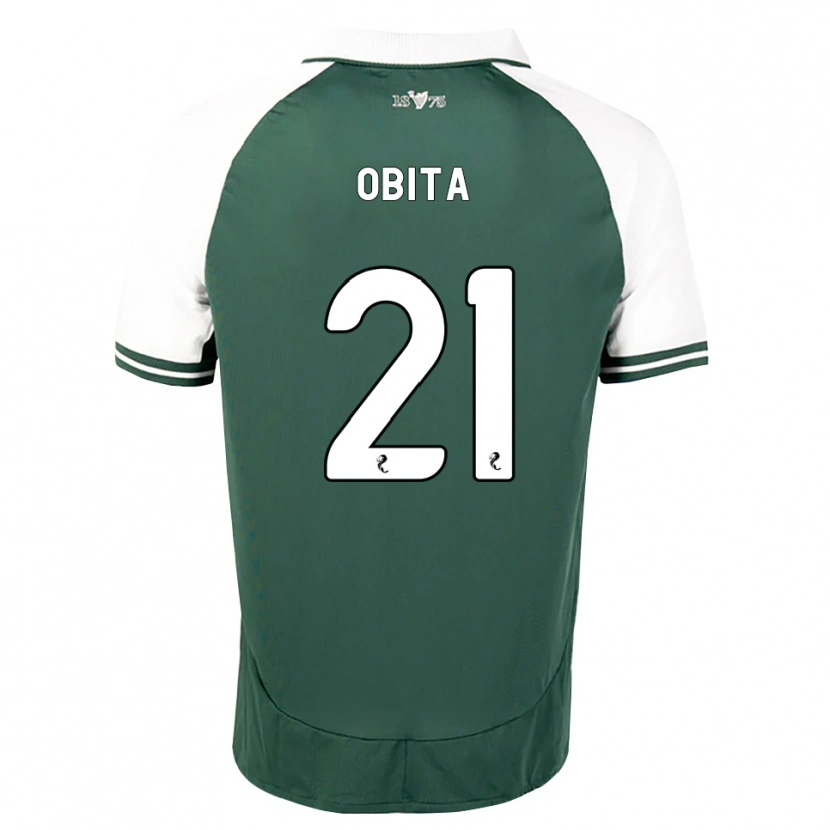 Danxen Homem Camisola Jordan Obita #21 Verde Mar Branco Principal 2026/27 Camisa