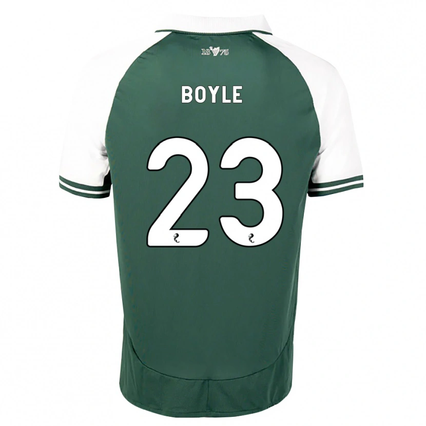Danxen Homem Camisola Rachael Boyle #23 Verde Mar Branco Principal 2026/27 Camisa