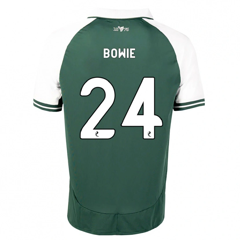 Danxen Homem Camisola Tegan Bowie #24 Verde Mar Branco Principal 2026/27 Camisa