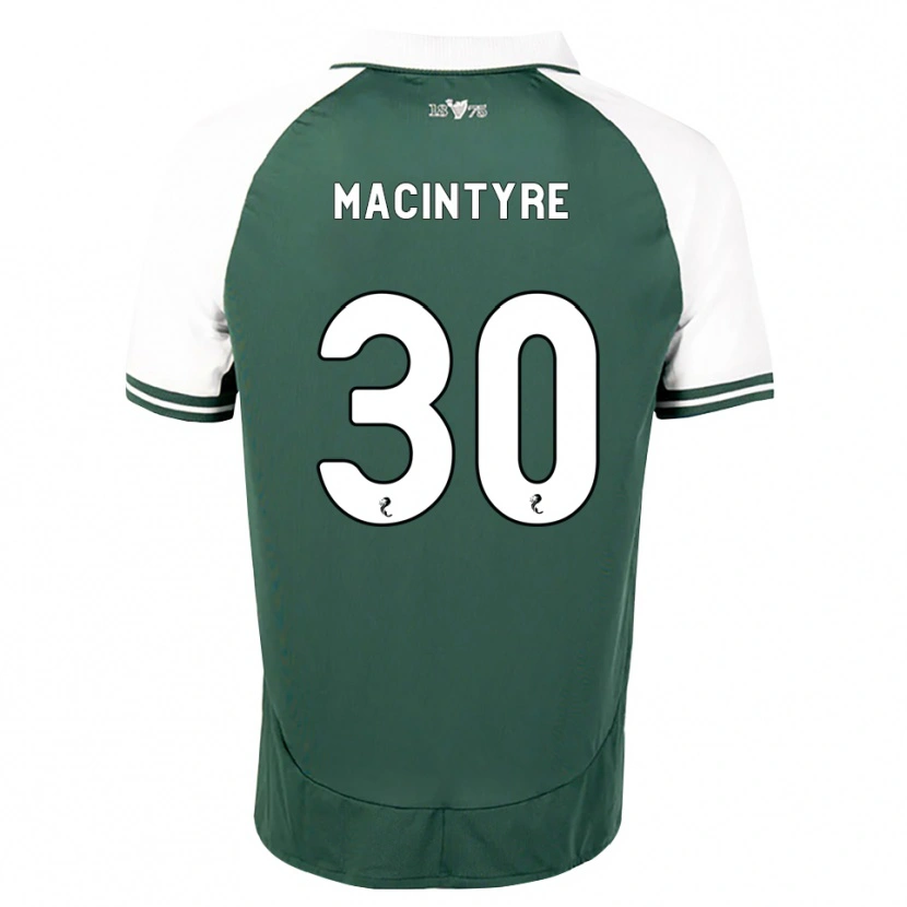 Danxen Homem Camisola Jacob Macintyre #30 Verde Mar Branco Principal 2026/27 Camisa