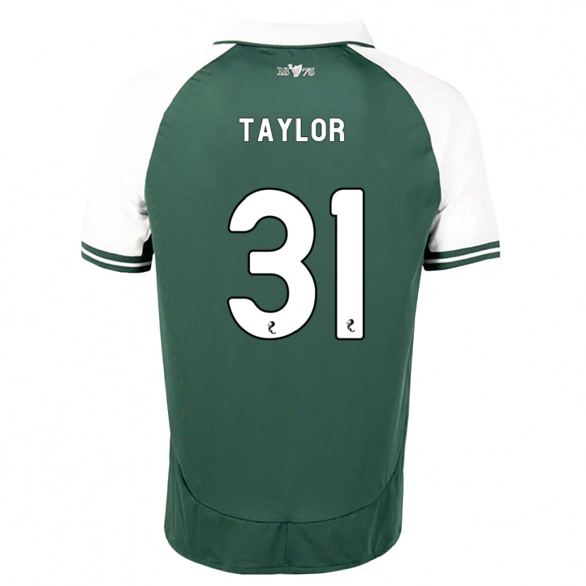 Danxen Homem Camisola Linzi Taylor #31 Verde Mar Branco Principal 2026/27 Camisa