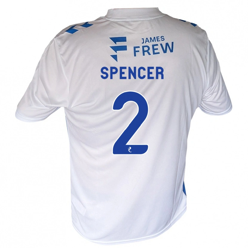 Danxen Homem Camisola Joe Spencer #2 Azul Real Branco Principal 2026/27 Camisa