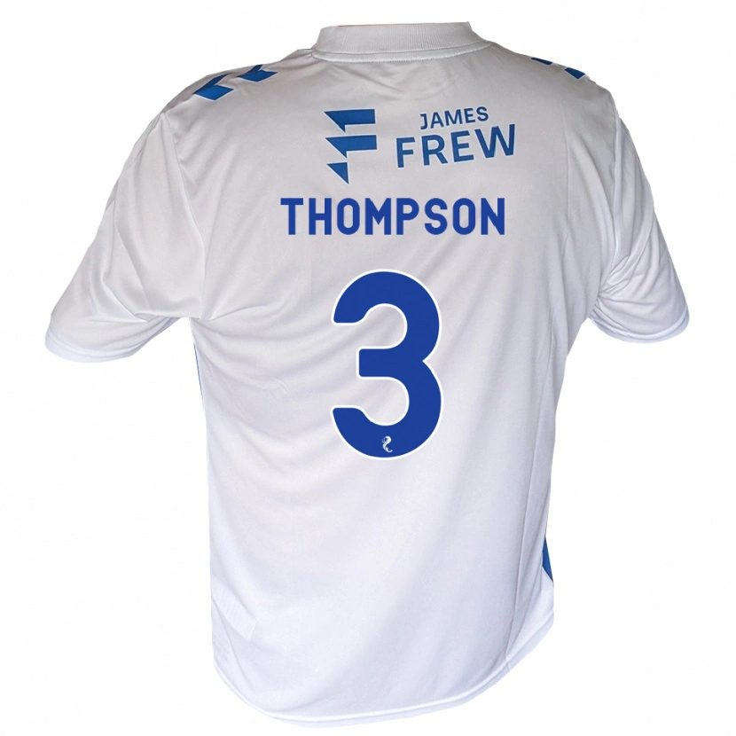 Danxen Homem Camisola Dominic Thompson #3 Azul Real Branco Principal 2026/27 Camisa