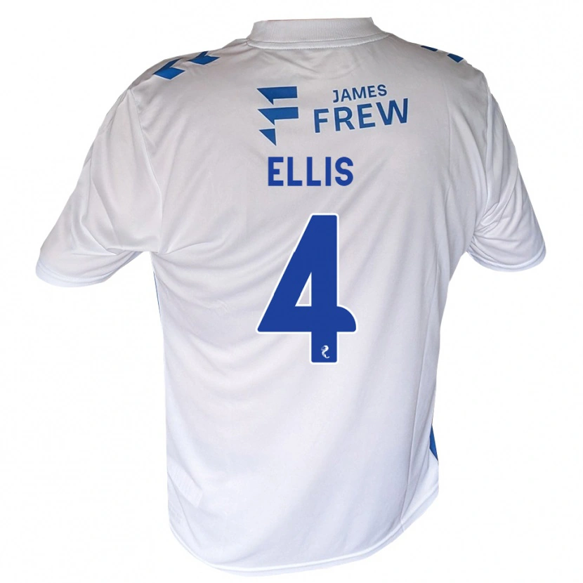 Danxen Homem Camisola Ruari Ellis #4 Azul Real Branco Principal 2026/27 Camisa