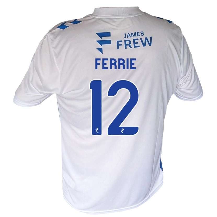 Danxen Homem Camisola Calum Ferrie #12 Azul Real Branco Principal 2026/27 Camisa
