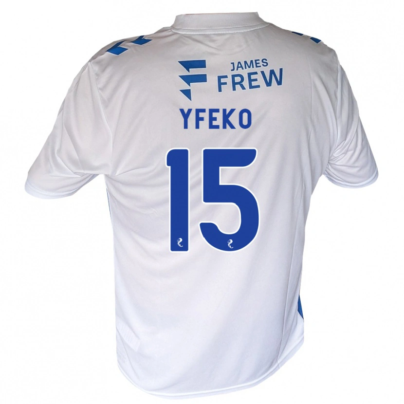 Danxen Homem Camisola Johnly Yfeko #15 Azul Real Branco Principal 2026/27 Camisa