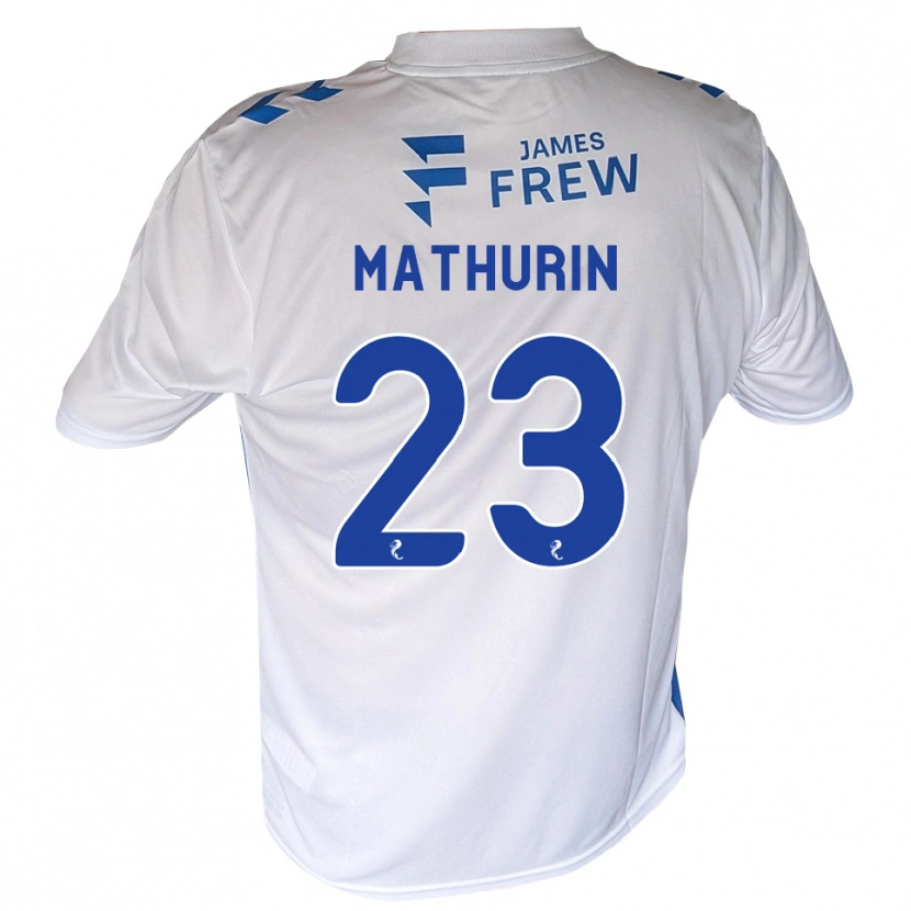 Danxen Homem Camisola Roshaun Mathurin #23 Azul Real Branco Principal 2026/27 Camisa