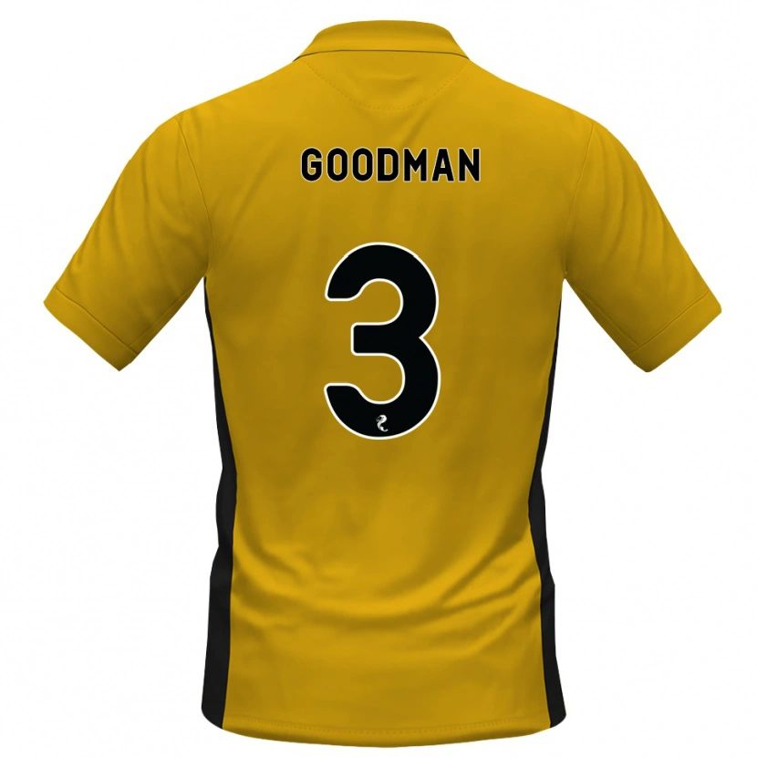 Danxen Homem Camisola Mya Goodman #3 Laranja Preto Principal 2026/27 Camisa
