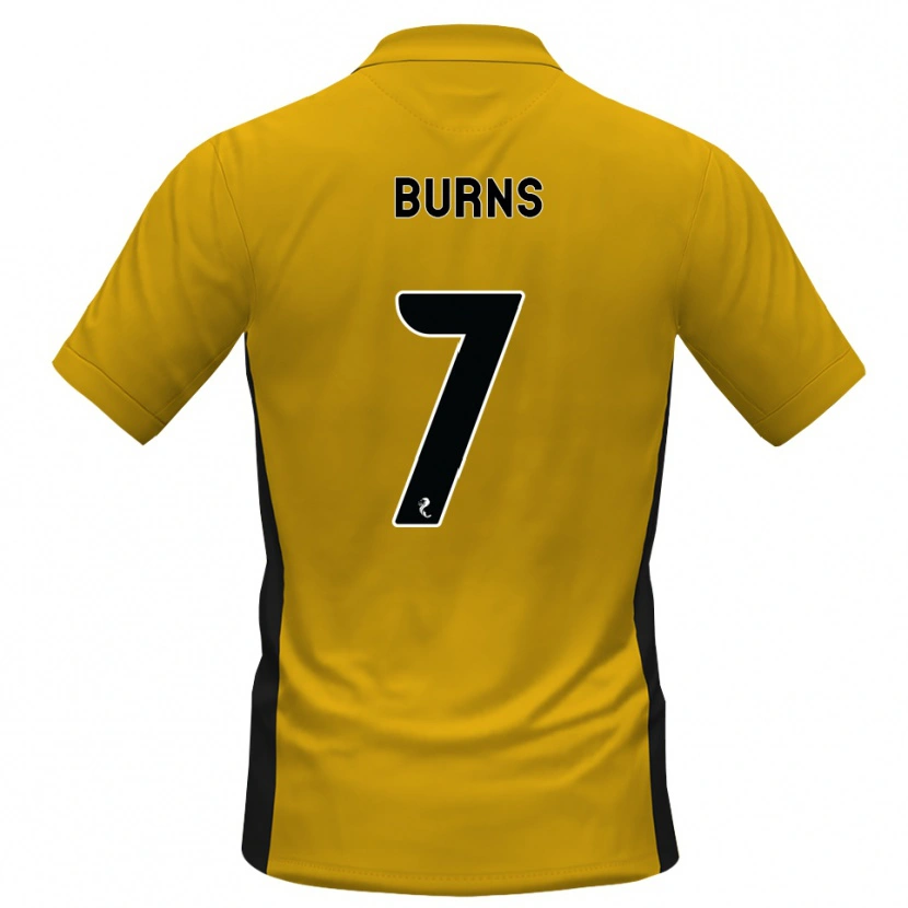 Danxen Homem Camisola Erin Burns #7 Laranja Preto Principal 2026/27 Camisa