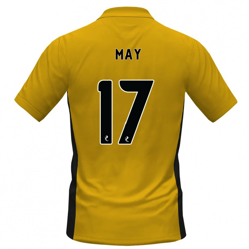Danxen Homem Camisola Stevie May #17 Laranja Preto Principal 2026/27 Camisa