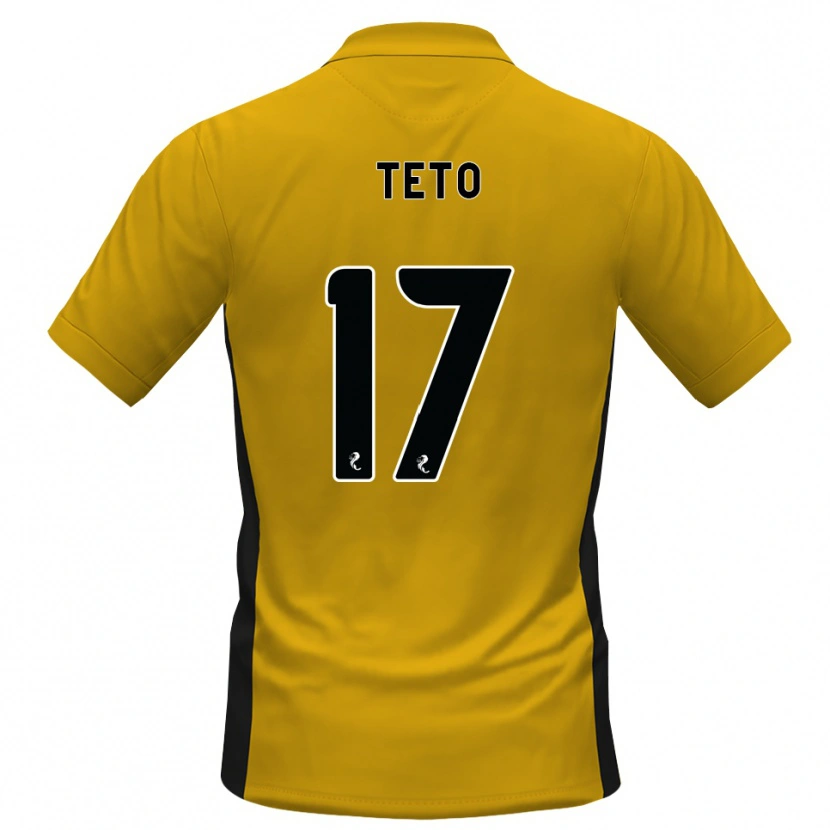 Danxen Homem Camisola Aphelele Teto #17 Laranja Preto Principal 2026/27 Camisa