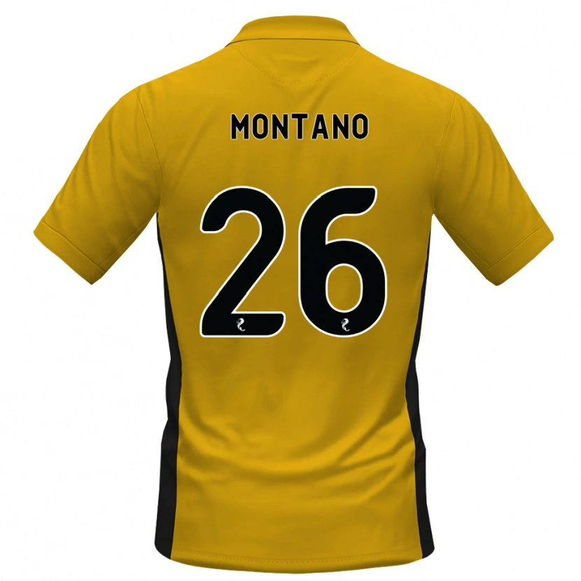 Danxen Homem Camisola Cristian Montano #26 Laranja Preto Principal 2026/27 Camisa
