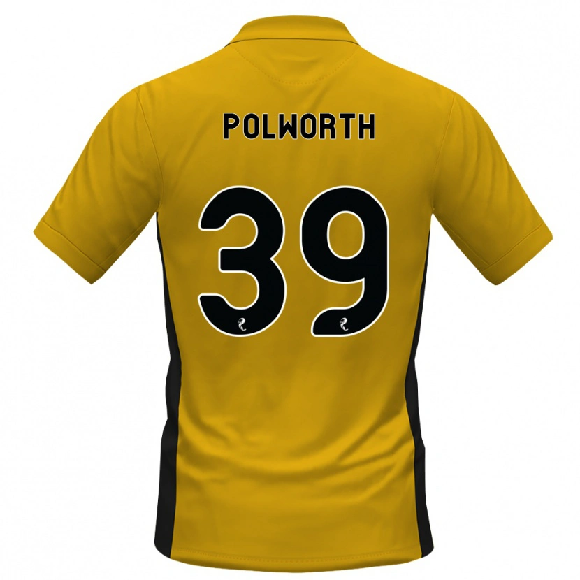 Danxen Homem Camisola Liam Polworth #39 Laranja Preto Principal 2026/27 Camisa