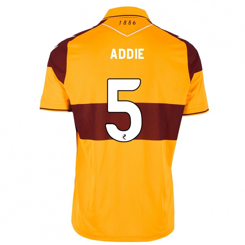 Danxen Homem Camisola Jo Addie #5 Marrom Laranja Principal 2026/27 Camisa