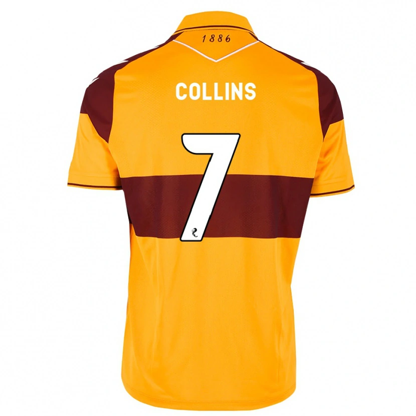 Danxen Homem Camisola Bailley Collins #7 Marrom Laranja Principal 2026/27 Camisa