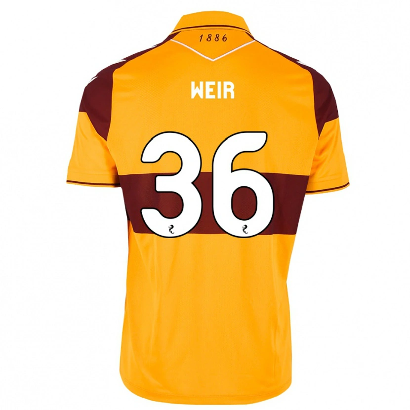 Danxen Homem Camisola Lucas Weir #36 Marrom Laranja Principal 2026/27 Camisa